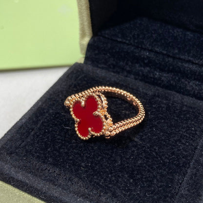 [Camiery]CLOVER RIVERSIBLE RING ROSE GOLD COLLECTION