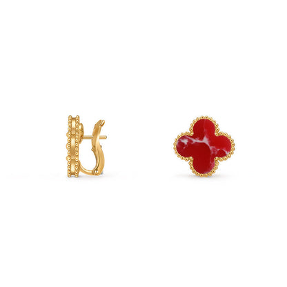 [Camiery]CLOVER 15MM MOP EARRINGS COLLECTION