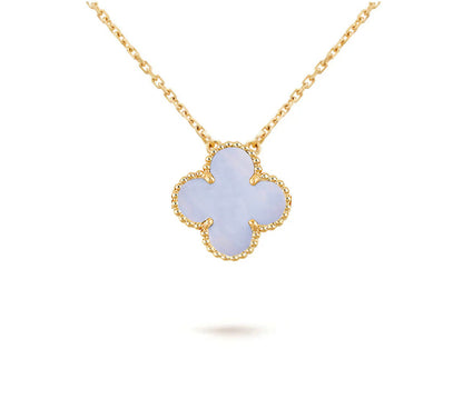 [Camiery]CLOVER 15MM SINGLE FLOWER NECKLACE COLLECTION