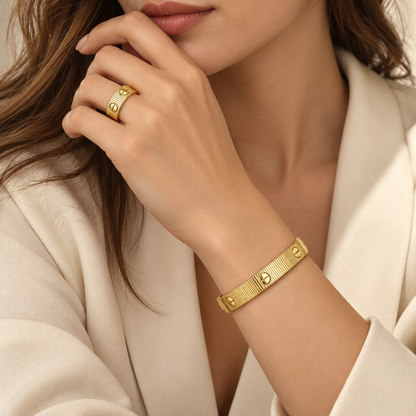 [Camiery]Love Unlimited Bracelet & Ring Set