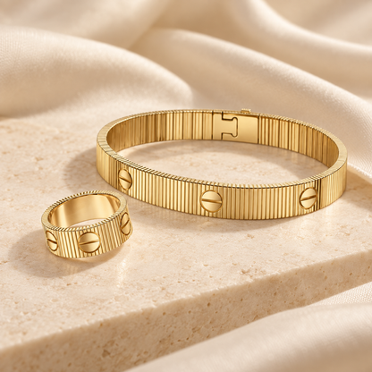 [Camiery]Love Unlimited Bracelet & Ring Set