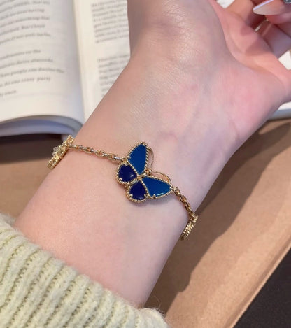 [Camiery] Lucky Spring Butterfly 5-Motif & LOVE Unlimited Bracelet Stack Set
