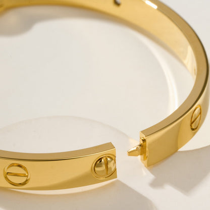[Camiery] LOVE Classic & JUSTE Diamond Bracelet Stack Set