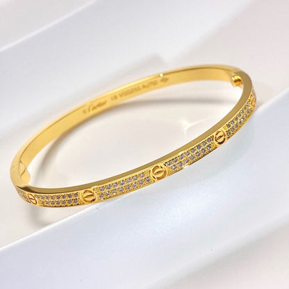 [Camiery] LOVE & JUSTE Baby Move Diamond Bracelet Stack Set