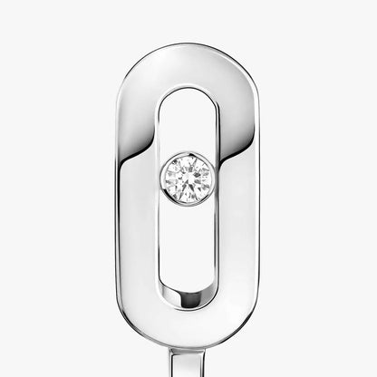 [Camiery]Diamond Mini Hoop Earrings Move Classique